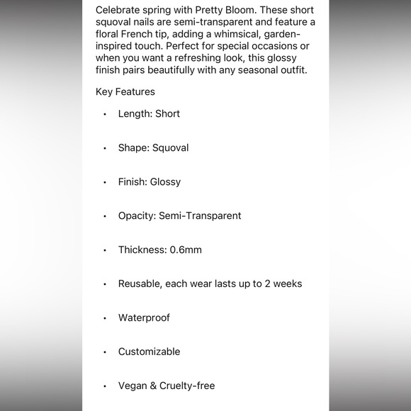 Glamnetic Nails - Pretty Bloom - Picture 4 of 4